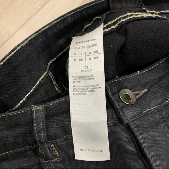 Rick Owens Black Distressed Jeans - Picture 3 of 5